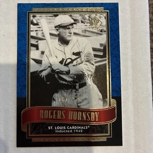 Roger Hornsby 2003 SP Legendary Cuts RARE #/275 BLUE SP - Bild 1 von 3