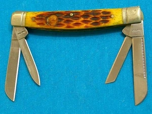 CUCHILLO DE CONGRESO ROUGH RIDER PROBADO RR HUESO AFILADO 4 HOJAS UTILIDAD SUPERVIVENCIA - Imagen 1 de 15