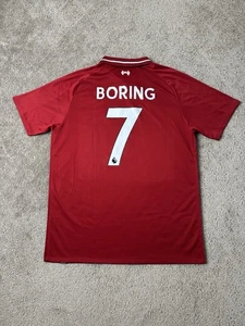 Mens Soccer Jersey 2018 Liverpool #7 Boring James Milner, Y2K Football, Size XL - Picture 1 of 9