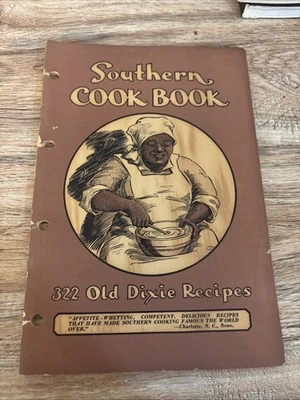 Vintage 322  Old Dixie Recipes 1939 Southern COOKBOOK Foto 1 de 4