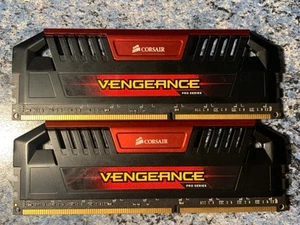 ✅ 16GB =2x 8GB DDR3-2400MHz Corsair Vengeance Pro PC3-19200 Memory RAM - Picture 1 of 4