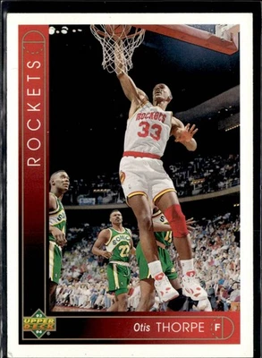 1993 Upper Deck Spanish Otis Thorpe Houston Rockets #58 - Image 1 of 2