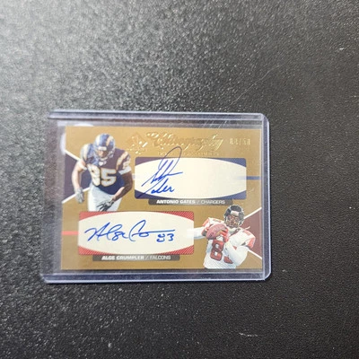 2006 Ud Sp Authentic Chirography Antonio Gates/ Alge Crumpler Autographs /50 - Image 1 of 2