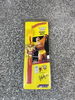 RARO Reloj Hulkamania LCD De Colección Hulk Hogan WWF 1991 Titan Deportes Sellado Foto 1 de 4