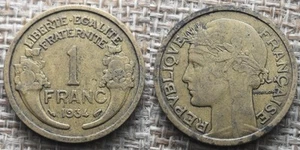 Coin France - 1934 - 1 franc Morlon Cupro-aluminium (N1118) - Picture 1 of 3