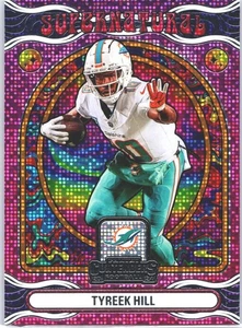 2024 PANINI CONTENDERS TYREEK HILL #6 DELFINI SOPRANNATURALI - Foto 1 di 2