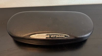 Adrienne Vittadini蛤壳眼玻璃硬壳黑色铰链非常干净 — 第 1/4 张图片