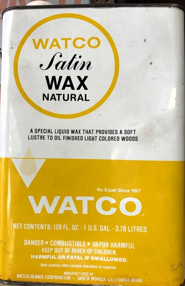 Watco SATIN WAX NATURAL GALLON - Image 1 of 1