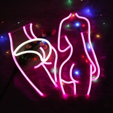 Sexy Lady Butt Neon Signs Led Men Night Lights Wall Bar for Bedroom Body Decor