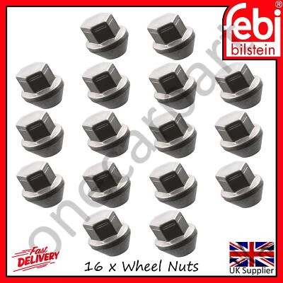 16 Alloy Wheel Nuts Fits Classic Ford Fiesta 1975 on Granada 1977-95 Febi 46674 - Image 1 of 4