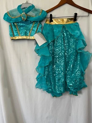 NWT Disney Store Jasmine Costume Girls Dress up 4,5/6,7/8 ,9/10 - Photo 1/4