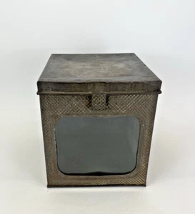 Antique J HALL ROHRMAN & SON TIN Store Display Box 1800's - Picture 1 of 21