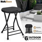6X 17.5"Portable Camping Stool Folding Outdoor Picnic Seat Plastic Fishing Chair