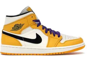 Nike Air Jordan 1 Mid SE Lakers Size 13. 852542-700 - Picture 1 of 2