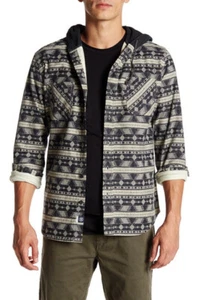 $44 UNIONBAY SOUTHWESTERN DESIGN LAYERING HOODED SHIRT SIZE XL - Picture 1 of 1