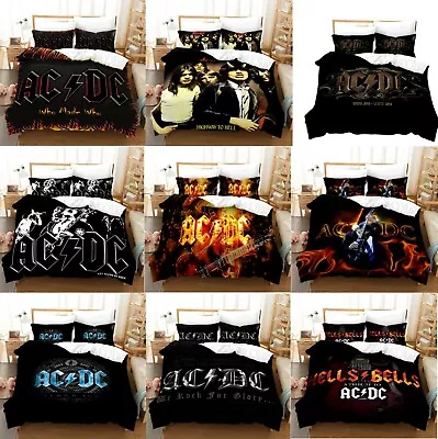 AC/DC Collection Single/Double/Queen/King Bed Quilt Cover Set