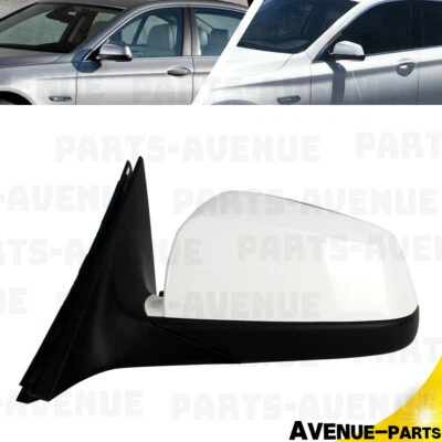 Espejo de línea ciega de memoria blanco de 3 pines para BMW E60 E61 LCI 2008-10 lado del conductor izquierdo Foto 1 de 4