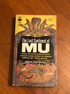 The Lost Continent of Mu by James Churchward - Paperback Lib 54-616 - 1968 Book - Picture 1 of 5