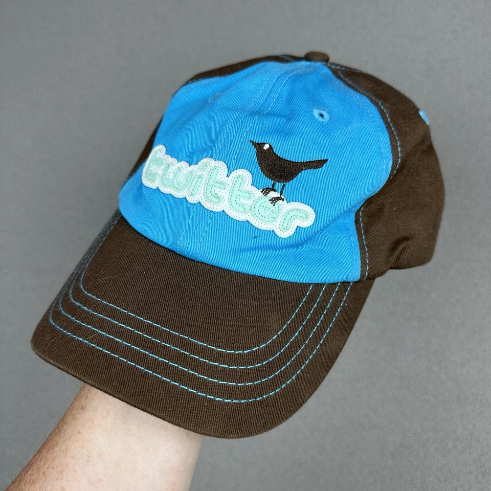 Gorra de béisbol vintage OG Twitter Bird muestra promoción correa trasera Foto 1 de 4