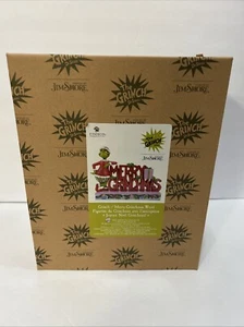 Jim Shore 6015221 Grinch Merry Grinchmas Word Figurine NEW - Picture 1 of 3