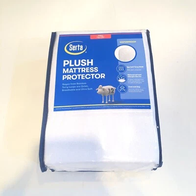 Serta Waterproof Plush Mattress Protector Full  - Image 1 of 2