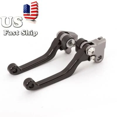 Palanca de embrague de freno pivote negro para moto de cross DRZ 400SM 2005-2020 DR250R 97-00 Foto 1 de 4