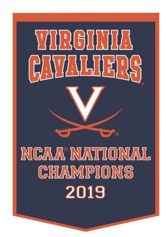 VIRGINIA CAVALIERS 2019 NCAA Basketball CHAMPIONS 24x36 Embroidered BANNER New Cover
