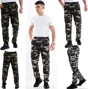 HERREN 3 IN 1 TARNHOSE REISSVERSCHLUSS SHORTS KAMPF CARGO ARMEE ARBEITSHOSE S-2XL - Bild 1 von 3