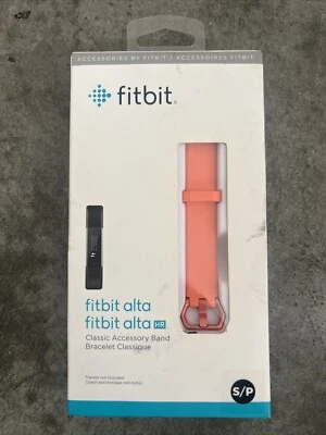 🍒 Fitbit Alta / Alta HR — классический ремешок для аксессуаров — коралловый (маленький) - Изображение 1 из 3
