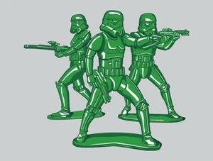STAR WARS Empire Imperial Stormtroopers Army Men Death Star Mens T-Shirt MEDIUM - Picture 1 of 2
