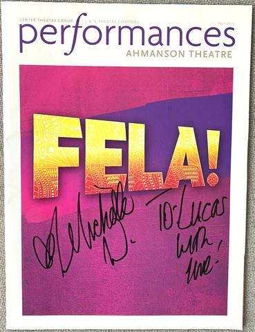 Michelle Williams Signed In Person FELA! Performance Magazine - Destinys Child Cover