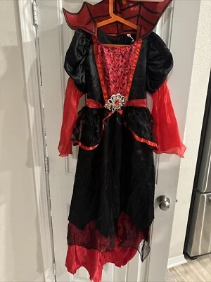 Vampire Queen Costume Dress For Girl - Image 1 of 4
