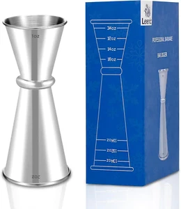 2Oz 1Oz Premium Japanese Jigger with 7 Measurements inside for Bartender, 304 St - Picture 1 of 7