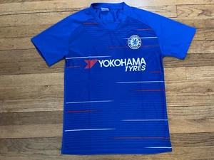 CHELSEA FC FOOTBALL SOCCER BLUE JERSEY VTG RARE 2018-19 CFC MEDIUM OFFICIAL LDN - Picture 1 of 8