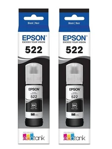 EPSON ORIJINAL M&uuml;rekkep Ecotank 522 Siyah ET-2720 ET-4700 T522120-S/CP exp 4/27
