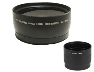 Pro Series Wide Angle Lens for Canon PowerShot G12 G11 G10 Digital Camera - Picture 1 of 3