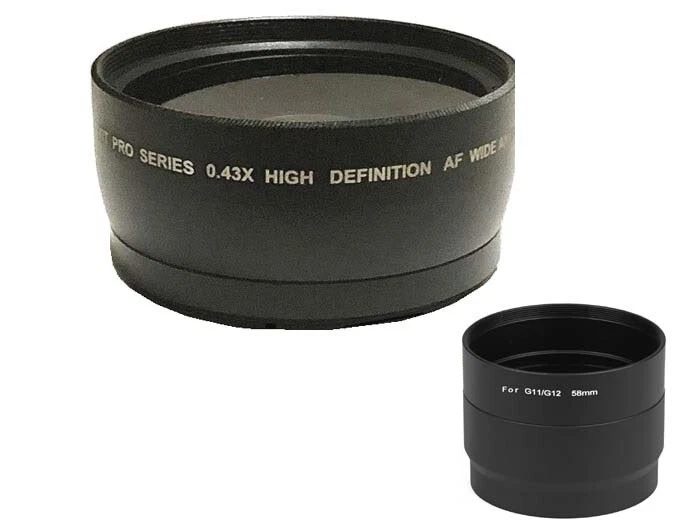 58mm Wide Angle Lens for Canon EOS Digital and 50 Similar Items