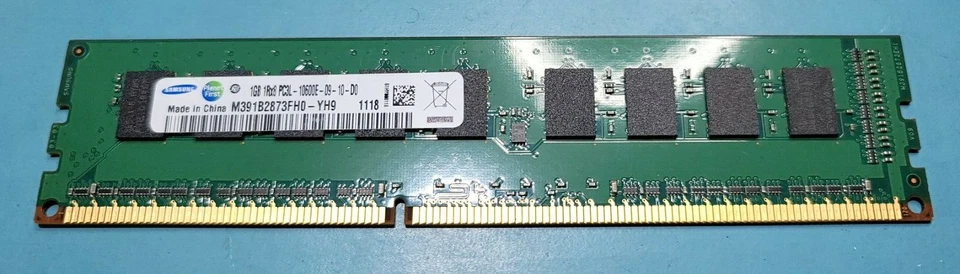 Samsung M391B2873FH0-YH9 PC3L-10600E Memory Module  1gb       (F4) - Image 1 of 1