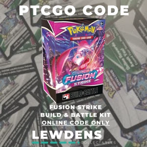 Fusion Strike - Kit de caja de construcción y batalla - Pokemon TCG en línea código tarjeta mensaje - Imagen 1 de 1