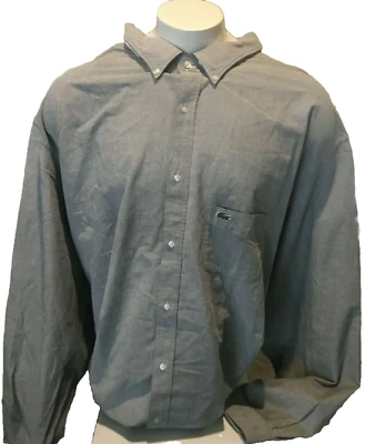 CAMISA DE VESTIR LACOSTE HOMBRE (Talla 6XL Regular) (6XLT Grande y Alto) Foto 1 de 4