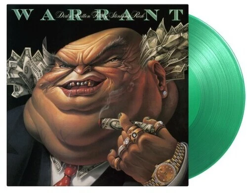 Dirty Rotten Filthy Stinking Rich-Limited 180-g Translucent Green Colored Vinyl by Warrant (Record, 2023)