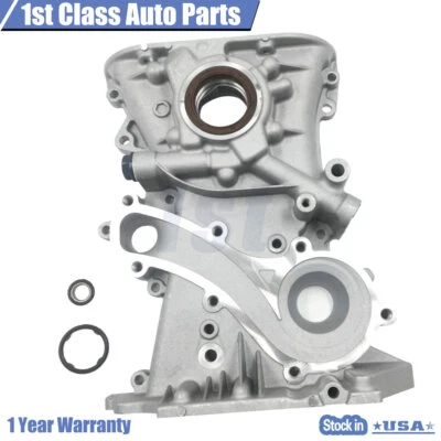 Front Engine Oil Pump Fits Nissan Sentra 1.8L GXE DOHC QG18DE 2000-2006 — 第 1/4 张图片