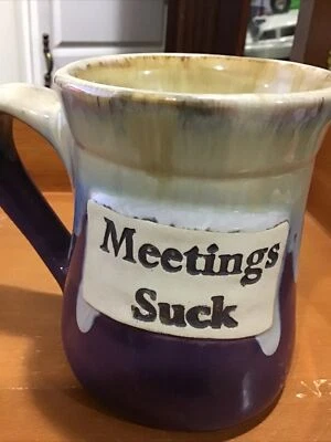 ВСТРЕЧИ СОСАТЬ КОФЕЙНАЯ КРУЖКА. КЕРАМИЧЕСКАЯ КРУЖКА.  Кружка с принтом ар-деко. B156 - Изображение 1 из 4