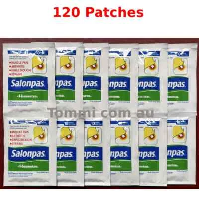 Salonpas Patch Pain Relieving 12 packs 120 patches Made in Vietnam exp: 2026 - image 1 of 4