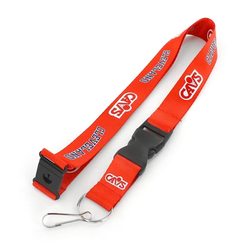 CLEVELAND CAVALIERS LANYARD KEY CHAIN  DETACHABLE BUCKLE 1" WIDTH 22" LENGTH Cover