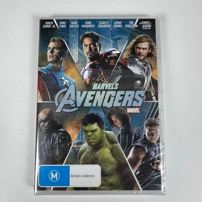 Marvel The Avengers (DVD 2012) Robert Downey Jr Chris Hemsworth Reg 4 new sealed - Image 1 of 4