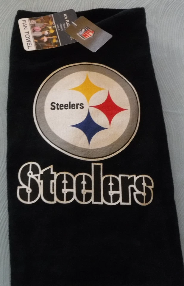 PITTSBURGH STEELERS TERRIBLE TOWEL STEELERS 原装 TAG FAN TOWEL 16 英寸 24 — 第 1/1 张图片