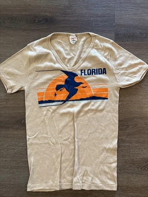 Camiseta De Colección Años 70 80 Dama-T Por Stedman Hecha en EE. UU. Puntada Única Talla Grande Florida Foto 1 de 4