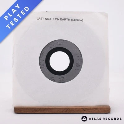 U2 - Last Night On Earth - 7" Vinyl Record - EX/VG+ - Image 1 of 4