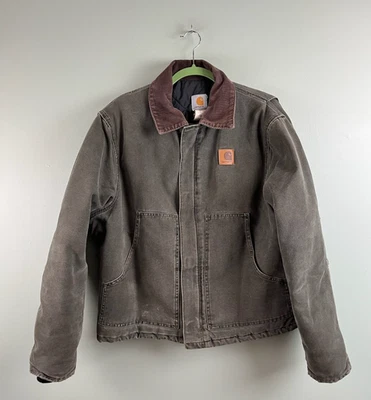 Vintage Carhartt J22 MOS Jacket Moss Green Size Large USA Union Made Clean Rare - Image 1 of 4